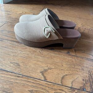 Rothy's Brown Platform Mules